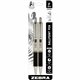 Zebra STEEL 4 Series F-402 Retractable Ballpoint Pen - Fine Pen Point - 0.7 mm Pen Point Size - Refillable - Retractable - Black