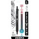 Zebra Steel 7 Series X-701 Retractable Ballpoint Pen - Fine Pen Point - 0.7 mm Pen Point Size - Refillable - Retractable - Stain