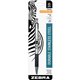 Zebra STEEL 3 Series G-301 Retractable Gel Pen - Medium Pen Point - 0.7 mm Pen Point Size - Refillable - Retractable - Black Gel