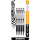 Zebra Pen STEEL 3 Series G-301 Retractable Gel Pen - 0.7 mm Pen Point Size - Refillable - Retractable - Black Gel-based Ink - Me