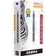 Zebra SARASA dry X1 Retractable Gel Pen - Retractable - Blue Dry, Gel-based Ink - 1 Dozen