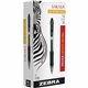 Zebra SARASA dry X20 Retractable Gel Pen - Bold Pen Point - 1 mm Pen Point Size - Refillable - Retractable - Black - Transparent