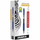 Zebra SARASA dry X20 Retractable Gel Pen - Bold Pen Point - 1 mm Pen Point Size - Refillable - Retractable - Blue - Transparent 