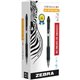 Zebra SARASA dry X20 Retractable Gel Pen - Fine Pen Point - 0.5 mm Pen Point Size - Retractable - Black Pigment-based Ink - Tran