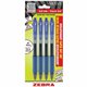 Zebra SARASA dry X20 Retractable Gel Pen - Medium Pen Point - 0.7 mm Pen Point Size - Retractable - Blue Gel-based Ink - Plastic