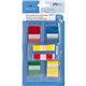 Sparco Removable Flags Combo Pack - 1" , 1/2" - Rectangle - Assorted - Self-adhesive - 270 / Pack