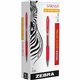 Zebra SARASA dry X20 Retractable Gel Pen - Medium Pen Point - 0.7 mm Pen Point Size - Refillable - Retractable - Red Pigment-bas