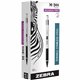 Zebra STEEL 3 Series M-301 Mechanical Pencil - 0.5 mm Lead Diameter - Refillable - Black Stainless Steel Barrel - 1 Dozen