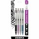 Zebra Pen STEEL 3 Mechanic Pencil - HB Lead - 0.7 mm Lead Diameter - Medium Point - Refillable - Black Stainless Steel, Pink, Si