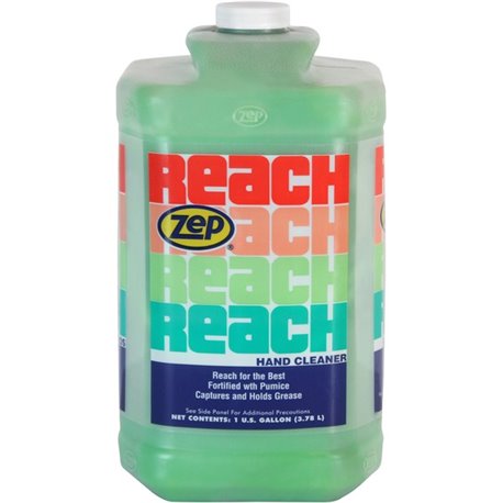 Zep Reach Hand Cleaner - Almond ScentFor - 1 gal (3.8 L) - Grease Remover, Resin Remover, Ink Remover, Tar Remover, Adhesive Rem