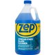 Zep Streak-free Glass Cleaner - For Glass - 128 fl oz (4 quart) - 1 Each - Streak-free, Disinfectant, Heavy Duty - Blue