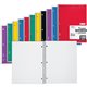 Mead One-subject Spiral Notebook - 100 Sheets - Spiral - College Ruled - 8" x 10 1/2"8" x 10.5" - White Paper - Back Board - 12 