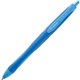 Serve Berry Quick-Dry Gel Ink Pen - Medium Pen Point - 0.7 mm Pen Point Size - Retractable - Blue Gel-based Ink - Blue Barrel - 