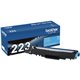 Brother Genuine TN-223C Standard Yield Cyan Toner Cartridge - 1300 Pages