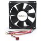 StarTech.com 80x25mm Dual Ball Bearing Computer Case Fan w/ TX3 Connector - Add additional chassis cooling with a 80mm ball bear