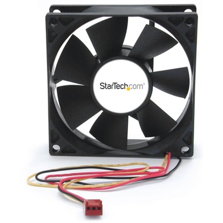 StarTech.com 80x25mm Dual Ball Bearing Computer Case Fan w/ TX3 Connector - Add additional chassis cooling with a 80mm ball bear