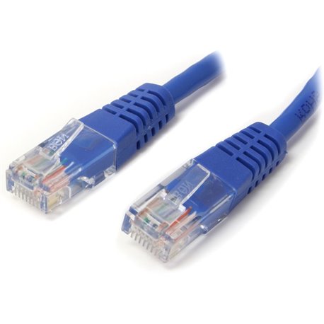 StarTech.com 10ft Blue Molded Cat5e UTP Patch Cable - Make Fast Ethernet network connections using this high quality Cat5e Cable