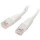 StarTech.com 10 ft White Molded Cat5e UTP Patch Cable - Make Fast Ethernet network connections using this high quality Cat5e Cab