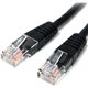 StarTech.com 15 ft Black Molded Cat5e UTP Patch Cable - Make Fast Ethernet network connections using this high quality Cat5e Cab