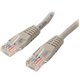 StarTech.com 15 ft Gray Molded Cat5e UTP Patch Cable - Make Fast Ethernet network connections using this high quality Cat5e Cabl