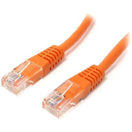 StarTech.com Startech Cat. 5E UTP Patch Cable - 15ft - 1 x RJ-45, 1 x RJ-45 - Category 5e Patch Cable Molded External - Orange -