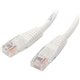 StarTech.com 15 ft White Molded Cat5e UTP Patch Cable - Make Fast Ethernet network connections using this high quality Cat5e Cab