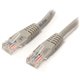 StarTech.com 1 ft Gray Molded Cat5e UTP Patch Cable - Make Fast Ethernet network connections using this high quality Cat5e Cable