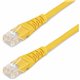 StarTech.com 1 ft Yellow Molded Cat5e UTP Patch Cable - Make Fast Ethernet network connections using this high quality Cat5e Cab