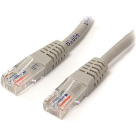 StarTech.com 35 ft Gray Molded Cat5e UTP Patch Cable - Make Fast Ethernet network connections using this high quality Cat5e Cabl