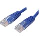 StarTech.com 3 ft Blue Molded Cat5e UTP Patch Cable - Make Fast Ethernet network connections using this high quality Cat5e Cable