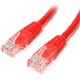 StarTech.com 3 ft Red Molded Cat5e UTP Patch Cable - Make Fast Ethernet network connections using this high quality Cat5e Cable,