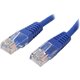 StarTech.com 75 ft Blue Molded Cat5e UTP Patch Cable - Make Fast Ethernet network connections using this high quality Cat5e Cabl