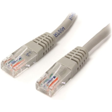 StarTech.com 7 ft Gray Molded Cat5e UTP Patch Cable - Make Fast Ethernet network connections using this high quality Cat5e Cable