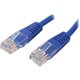 StarTech.com 8 ft Blue Molded Cat5e UTP Patch Cable - Make Fast Ethernet network connections using this high quality Cat5e Cable