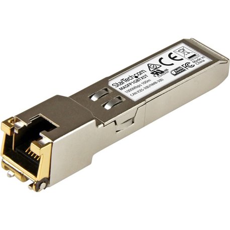 StarTech.com Cisco Meraki MA-SFP-1GB-TX Compatible SFP Module - 1000BASE-T - 10/100/1000 Mbps SFP to RJ45 Cat6/Cat5e Transceiver