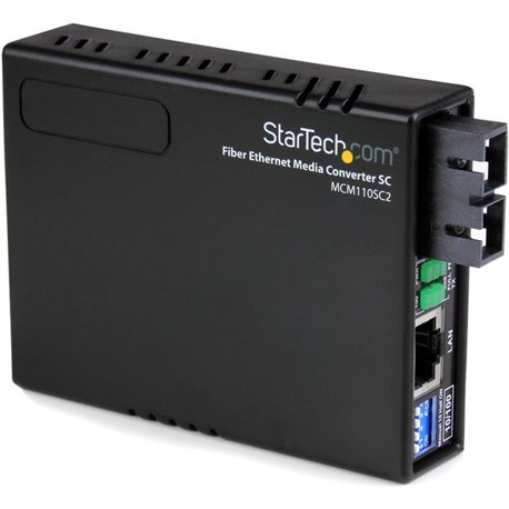 StarTech.com 10/100 Fiber to Ethernet Media Converter Multi Mode SC 2 km - Convert and extend a 10/100 Mbps Ethernet connection 