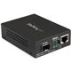 StarTech.com Gigabit Ethernet Fiber Media Converter with Open SFP Slot - Supports 10/100/1000 Networks - Convert and extend diff