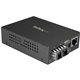 StarTech.com Multimode SC Fiber Ethernet Media Converter - 1000BASE-SX Gigabit Fiber Optic to Copper Bridge - 10/100/1000 Networ