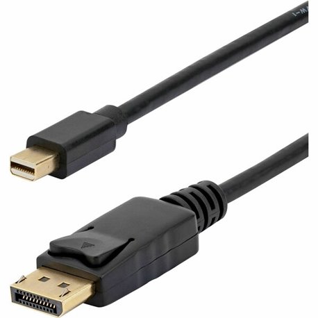 StarTech.com 10ft (3m) Mini DisplayPort to DisplayPort 1.2 Cable, 4K x 2K mDP to DisplayPort Adapter Cable, Mini DP to DP Cable 