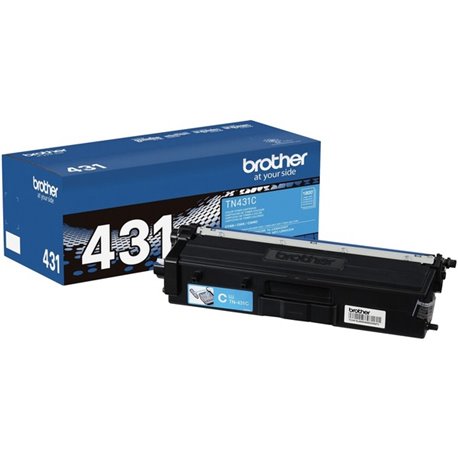 Brother TN431C Original Standard Yield Laser Toner Cartridge - Cyan - 1 Each - 1800 Pages