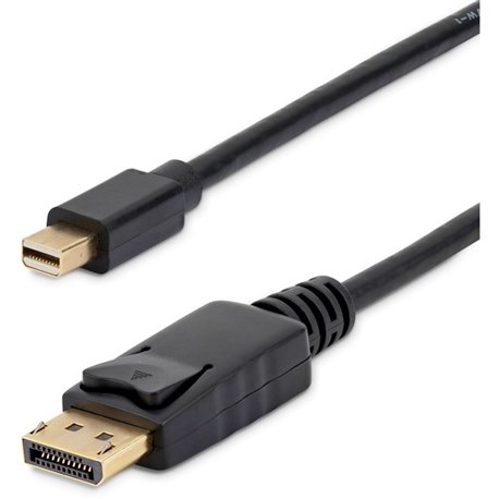 StarTech.com 3ft (1m) Mini DisplayPort to DisplayPort 1.2 Cable, 4K x 2K mDP to DisplayPort Adapter Cable, Mini DP to DP Cable f