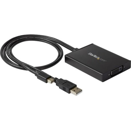 StarTech.com Mini DisplayPort to Dual-Link DVI Adapter - Dual-Link Connectivity - USB Powered - DVI Active Display Converter - C