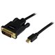 StarTech.com 10ft Mini DisplayPort to DVI Cable, Mini DP to DVI-D Adapter/Converter Cable, 1080p Video, mDP 1.2 to DVI Monitor/D