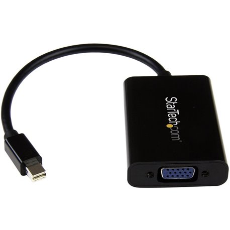 StarTech.com Mini DisplayPort to VGA Adapter with Audio - Mini DP to VGA Converter - 1920x1200 - Connect your Mac or PC to a VGA