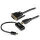 StarTech.com mDP to DVI Connectivity Kit - Active Mini DisplayPort to HDMI Converter with 6 ft HDMI to DVI Cable - mDP to DVI Ad