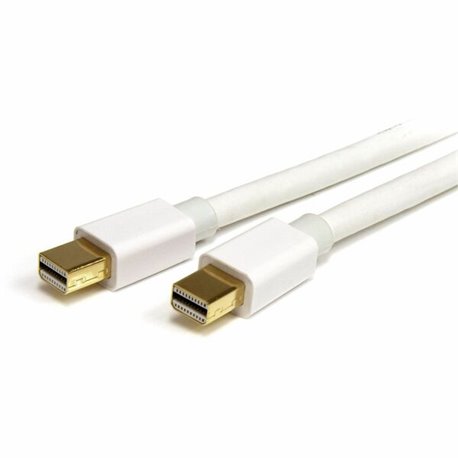 StarTech.com 6ft (2m) Mini DisplayPort Cable, 4K x2K Ultra HD Video, Mini DisplayPort 1.2 Cable, Mini DP Cable for Monitor, Whit