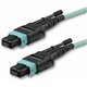 StarTech.com 10m (30ft) MTP(F)/PC OM3 Multimode Fiber Optic Cable, OFNP Plenum, 50/125&microm, 40G, Low Insertion Loss, MPO Fibe