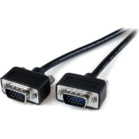 StarTech.com 10 ft Low Profile High Resolution Monitor VGA Cable - HD15 M/M - Connect your VGA monitor with the highest quality 