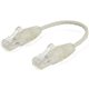 StarTech.com 6 in CAT6 Cable - Slim CAT6 Patch Cord - Gray Snagless RJ45 Connectors - Gigabit Ethernet Cable - 28 AWG - LSZH (N6