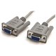 StarTech.com Serial Null modem cable - DB-9 (F) - DB-9 (F) - 3 m - Transfer files via serial connection - 10ft null modem cable 